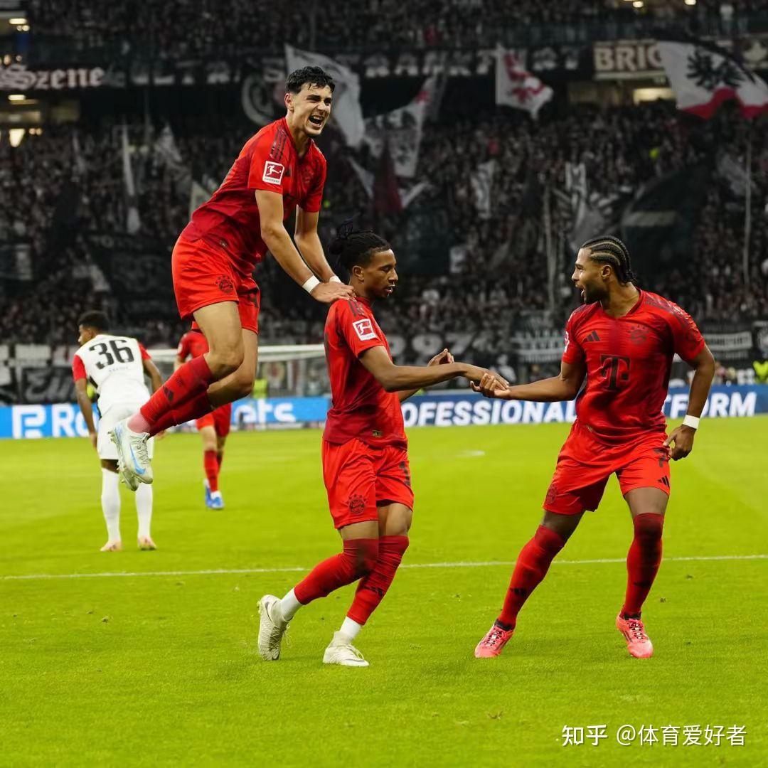 包含拜仁慕尼黑险平法兰克福，德甲悬念暂时难解的词条