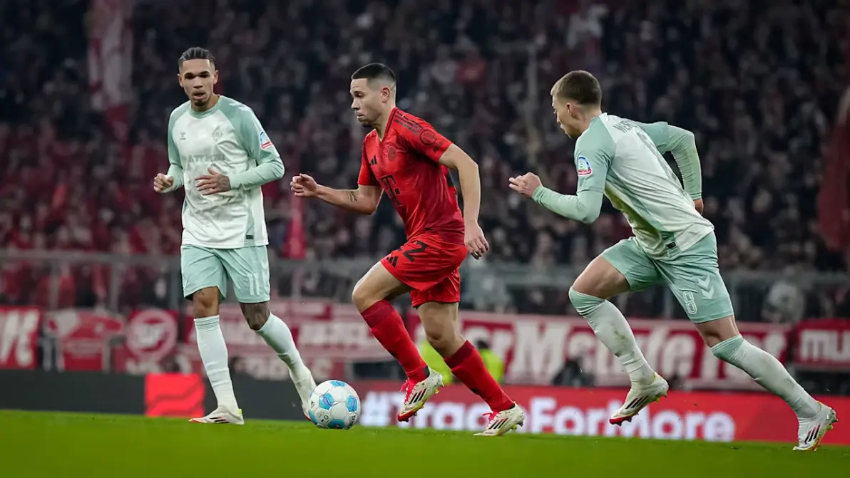 拜仁慕尼黑再次展现实力，连胜云达不莱梅完成双杀